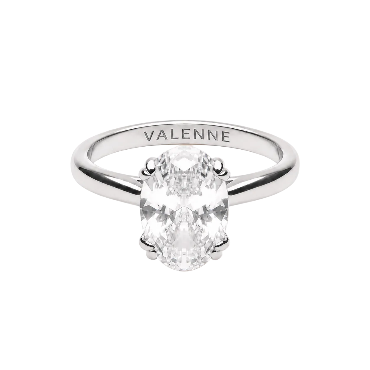Oval Solitaire Ring