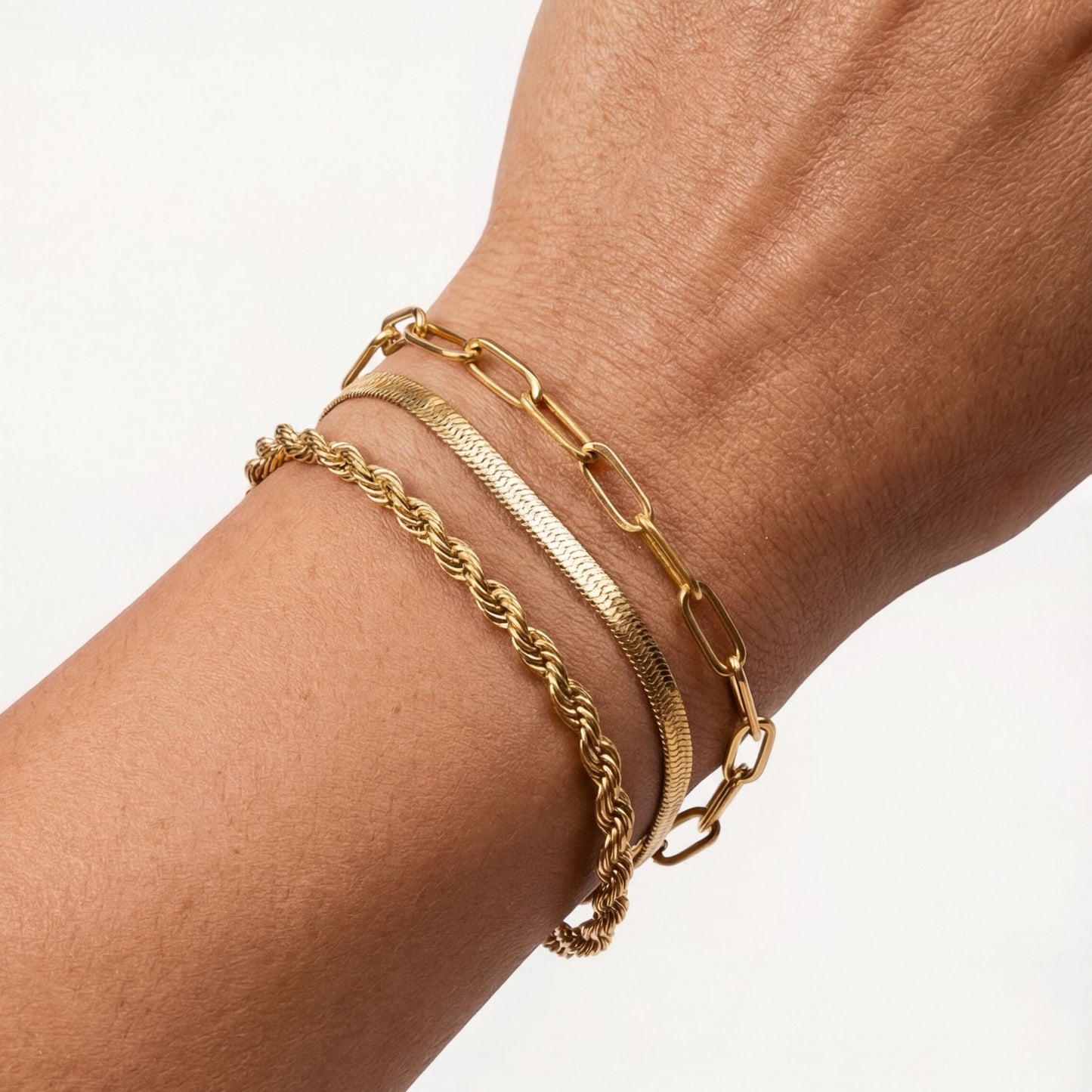 Minimalist Gold Bracelet Bundle