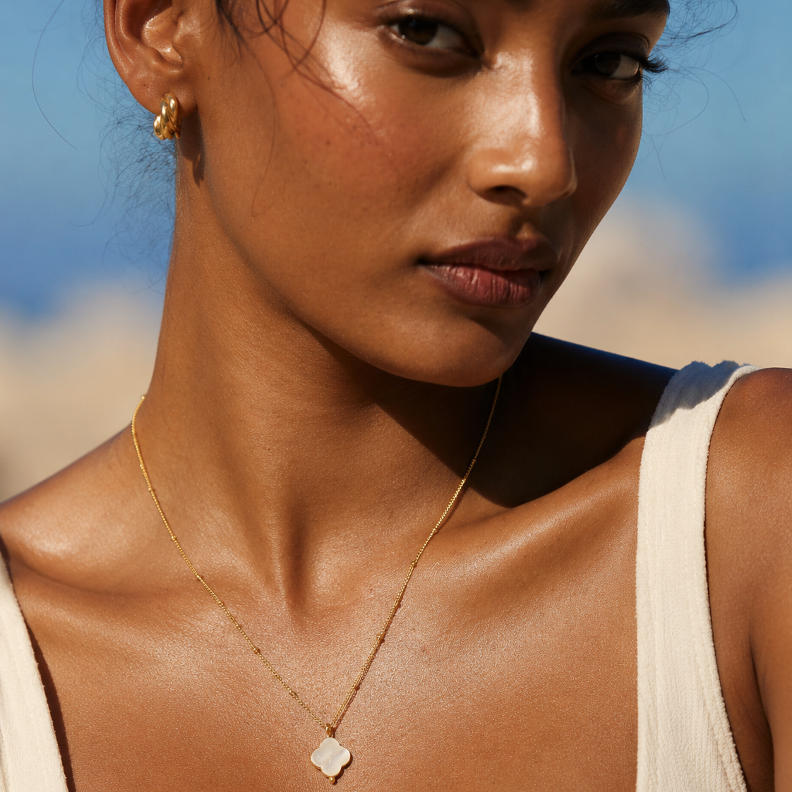 Positano Mother of Pearl Necklace
