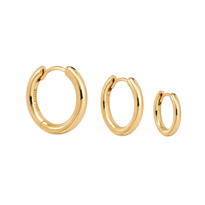 Classic Gold Hoop Earrings - Elegant Everyday Essential