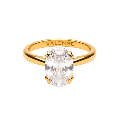 Oval Solitaire Ring