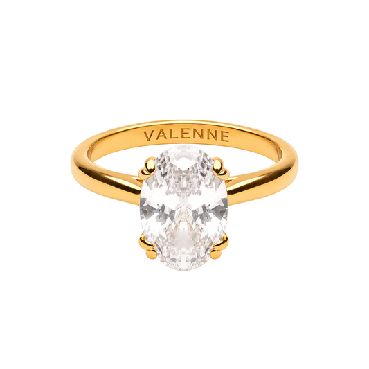 Oval Solitaire Ring