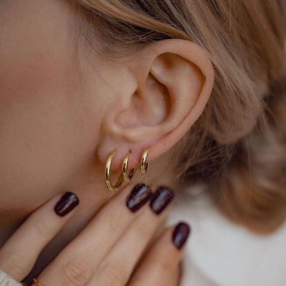 Classic Gold Hoop Earrings