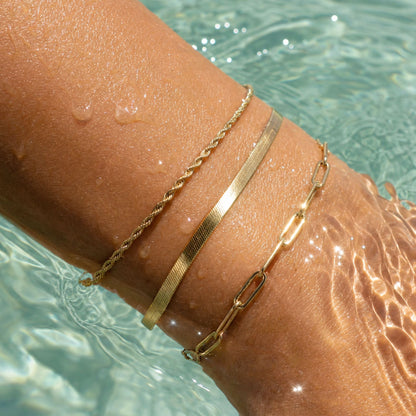 Minimalist Gold Bracelet Bundle