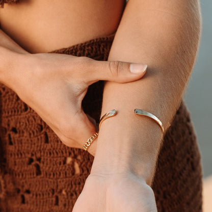 Hammered Cuff Bracelet