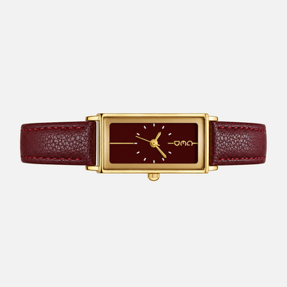 Montaigne Watch Burgundy
