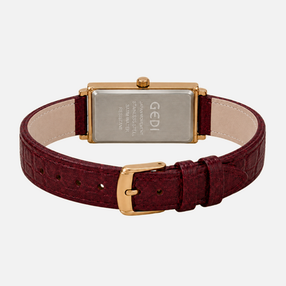 Montaigne Watch Burgundy